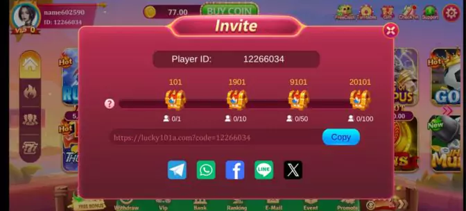 Lucky 101 Game