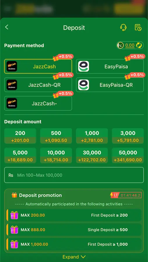 288 win deposit